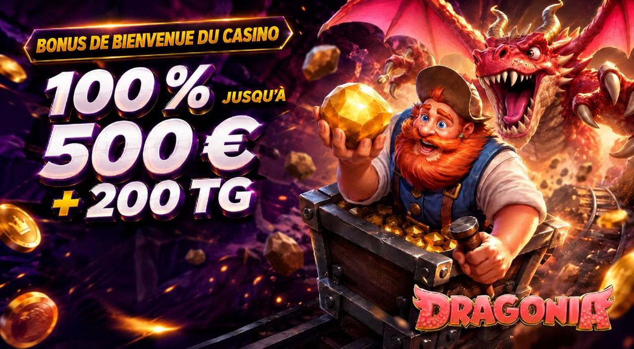 Dragonia — bonus de bienvenue